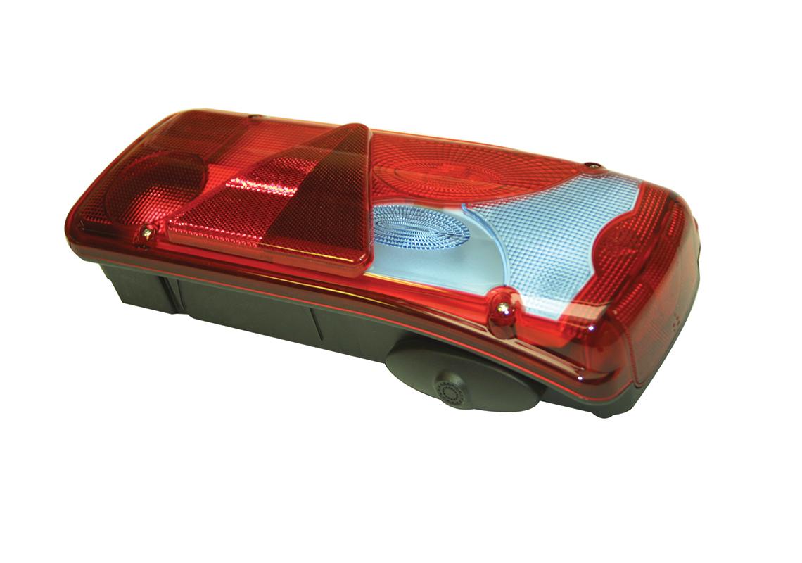 Rear lamp Right, alarm, additional conns, AMP 1.5 rear conn